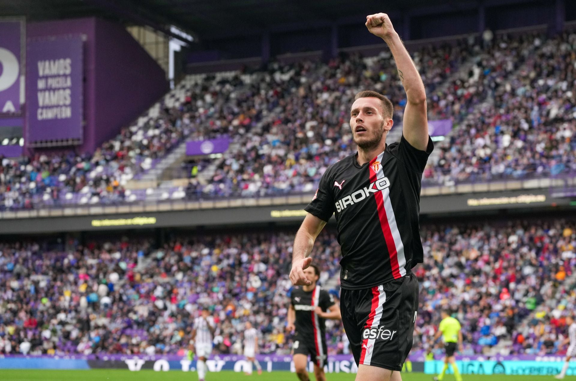 Las mejores jugadas del Real Valladolid-Sporting de Gijón, en imágenes