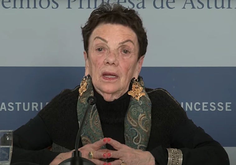 Graciela Iturbide en el Hotel de la Reconquista de Oviedo.