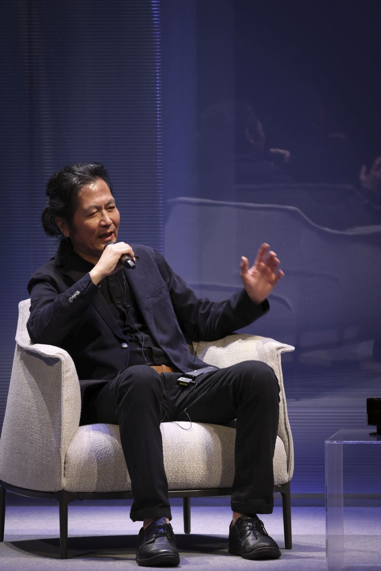 Encuentro de Byung-Chul Han con el público en el teatro Jovellanos