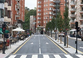 Aspecto actual de la avenida de Galicia.