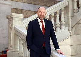 Juan Cofiño, presidente de la Junta General.