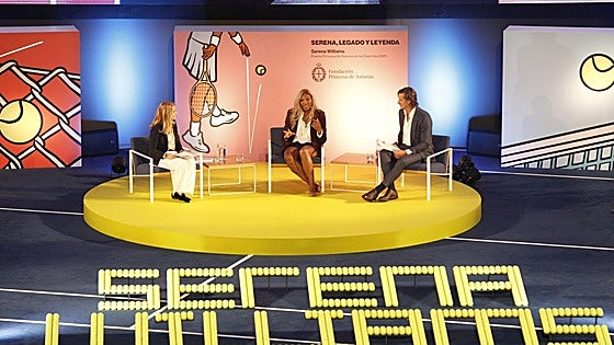 Encuentro de Serena Williams con el público en el Calatrava