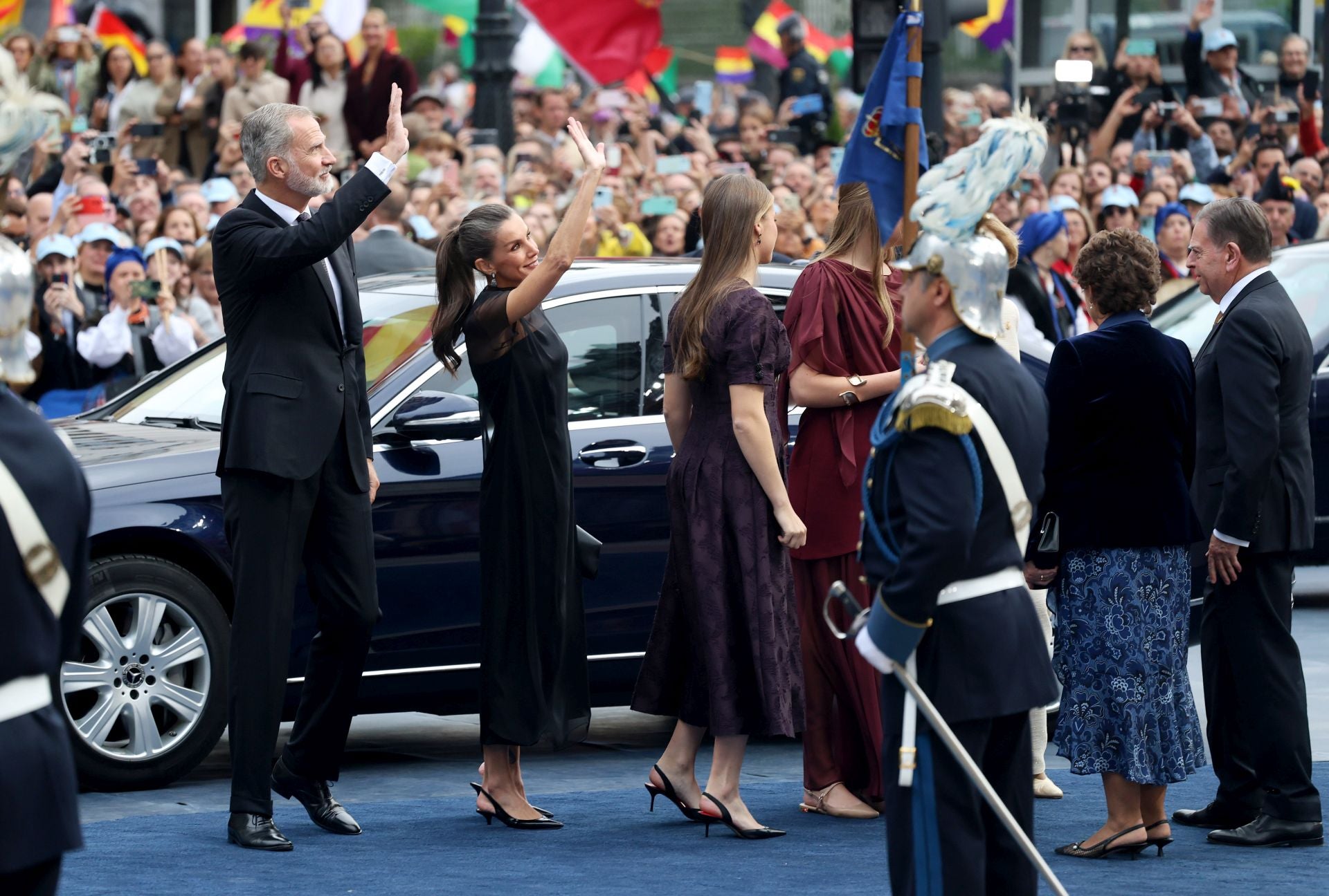 Todos los invitados en la alfombra azul de los Premios Princesa de Asturias