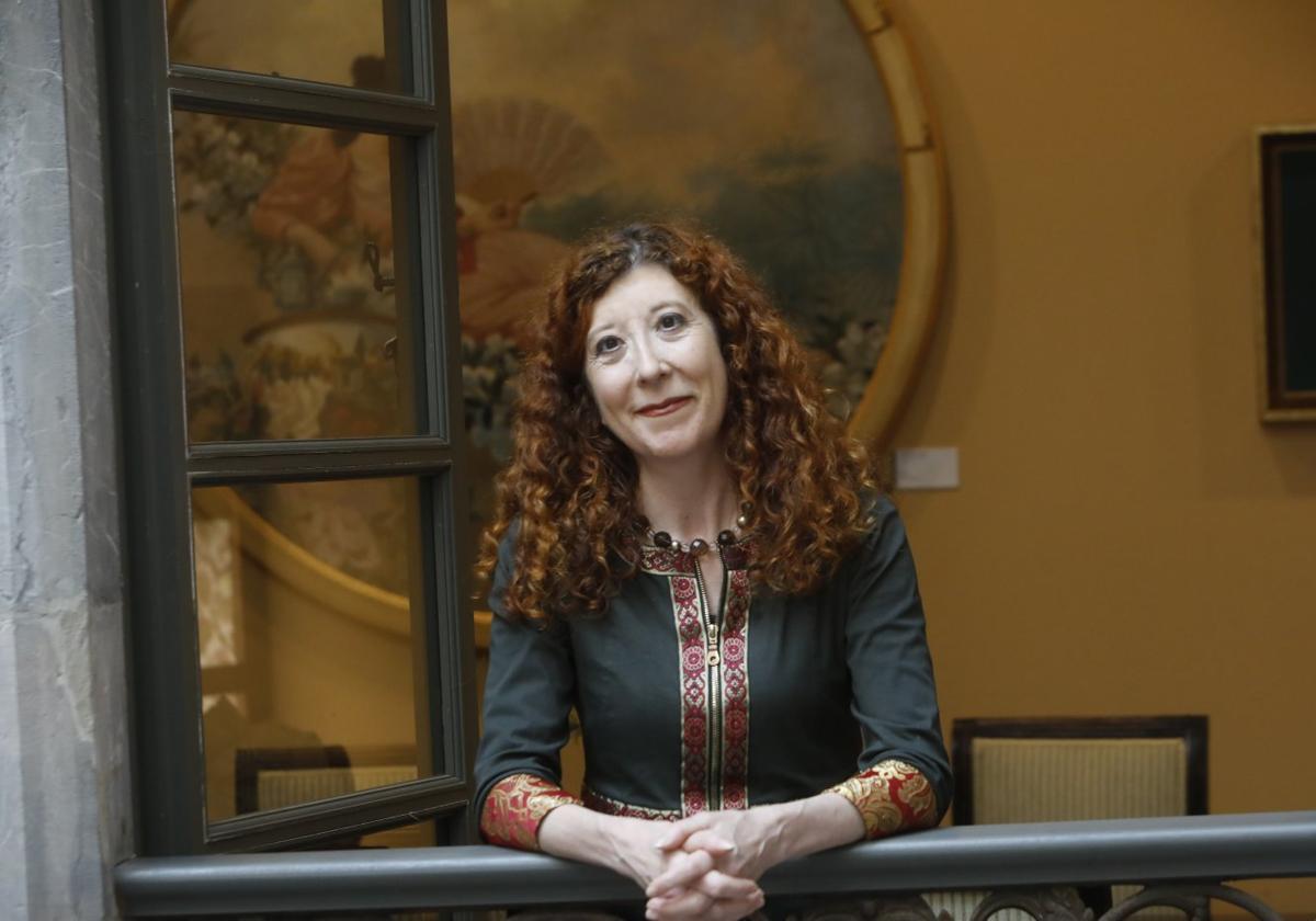 Beatriz Ayuso, en el Palacio de Avilés.