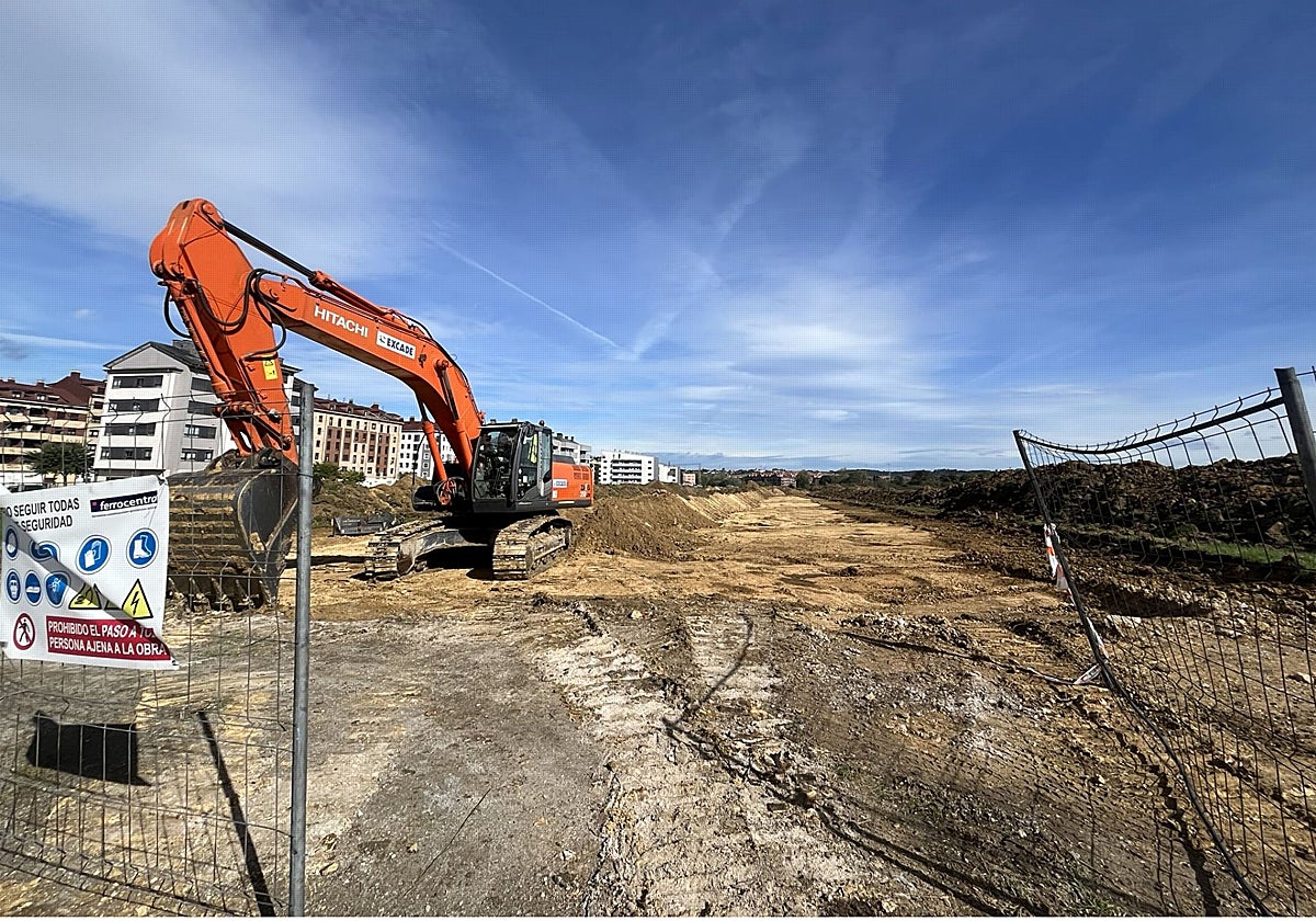 Ya se puede apreciar la base completa del futuro vial del gran bulevar de Lugones.