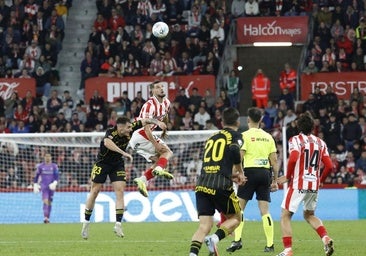 Las mejores jugadas del Sporting - Zaragoza en imágenes