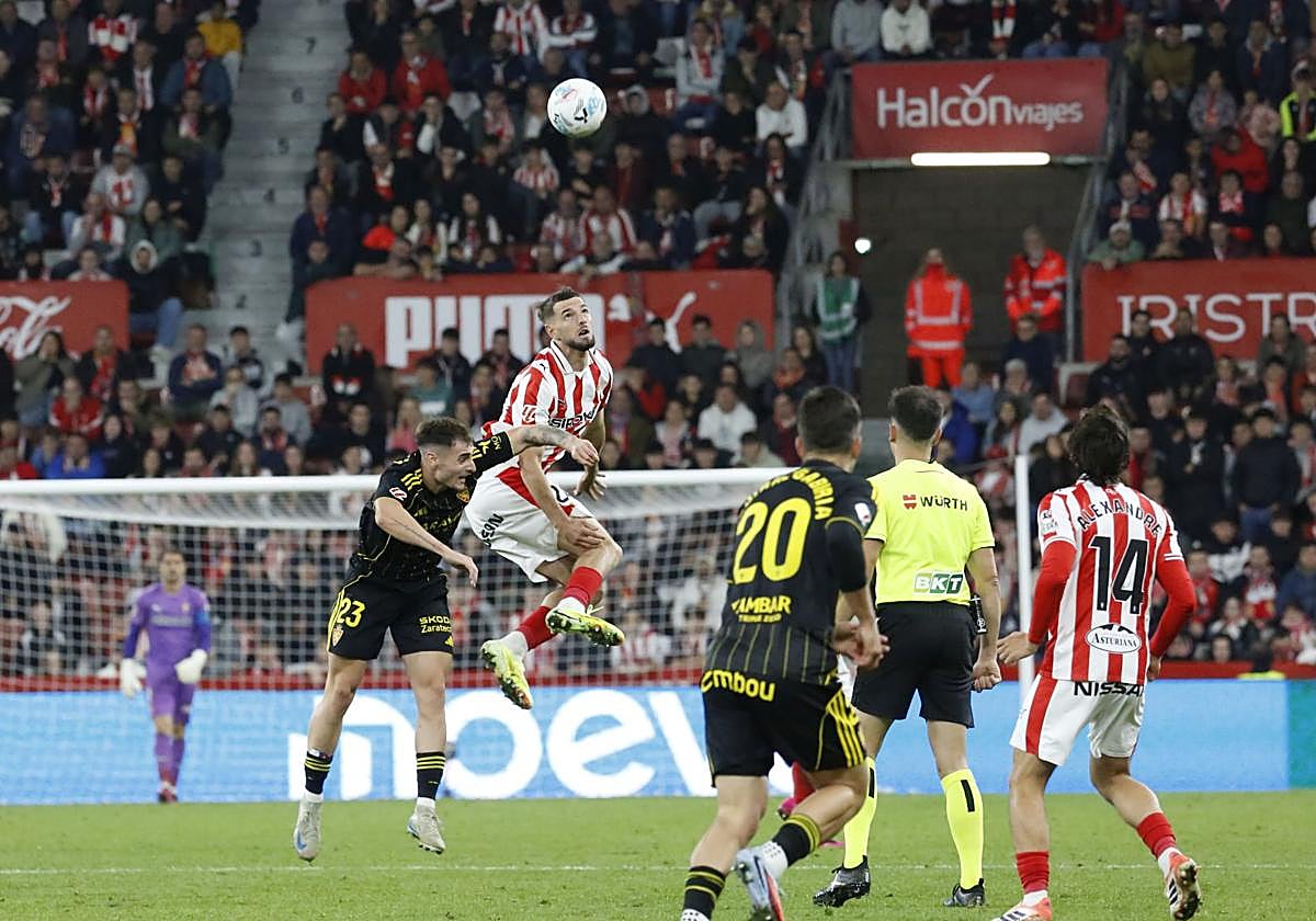 Las mejores jugadas del Sporting - Zaragoza en imágenes