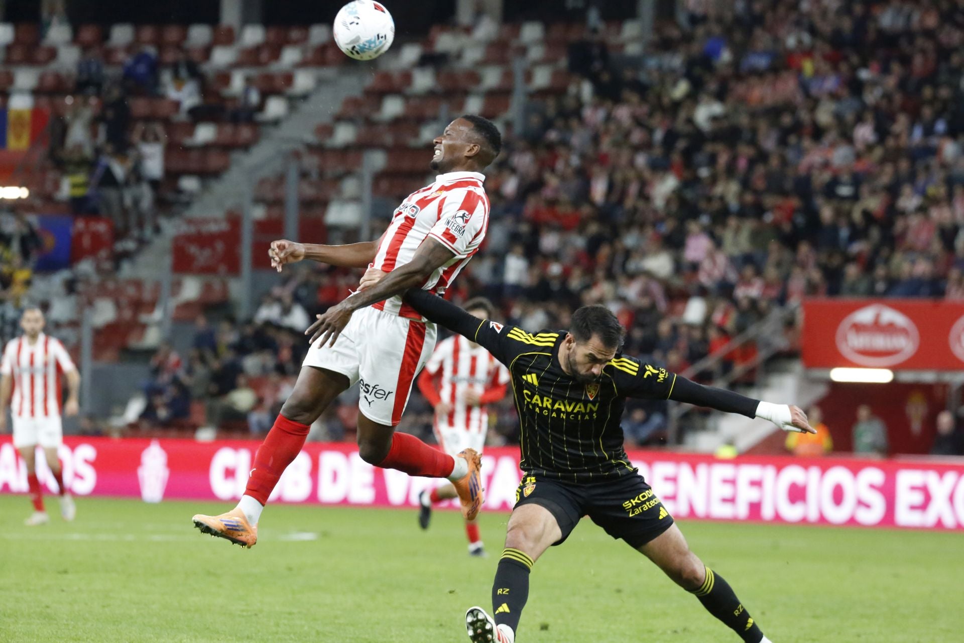 Las mejores jugadas del Sporting - Zaragoza en imágenes