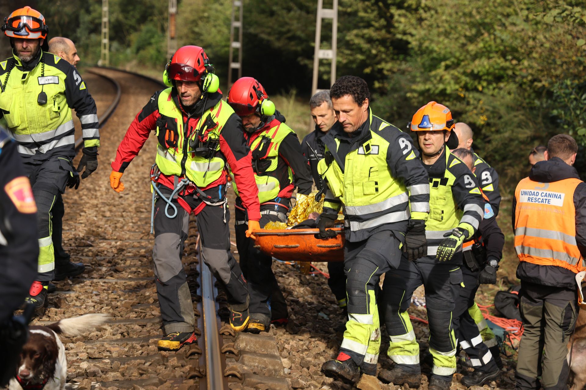 Las imágenes del milagroso rescate al hombre desaparecido en Corvera