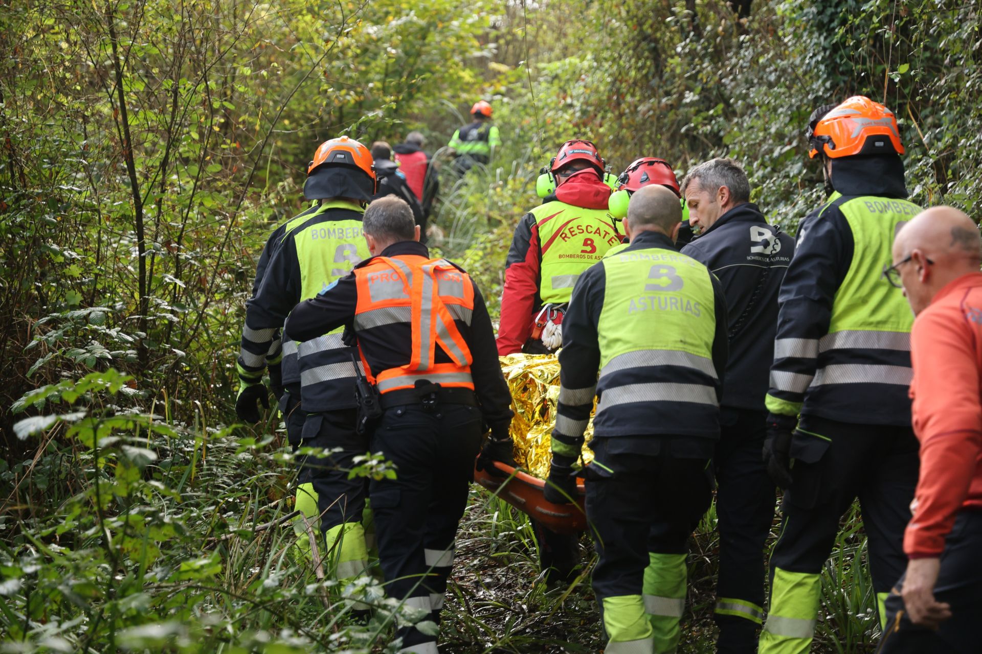 Las imágenes del milagroso rescate al hombre desaparecido en Corvera