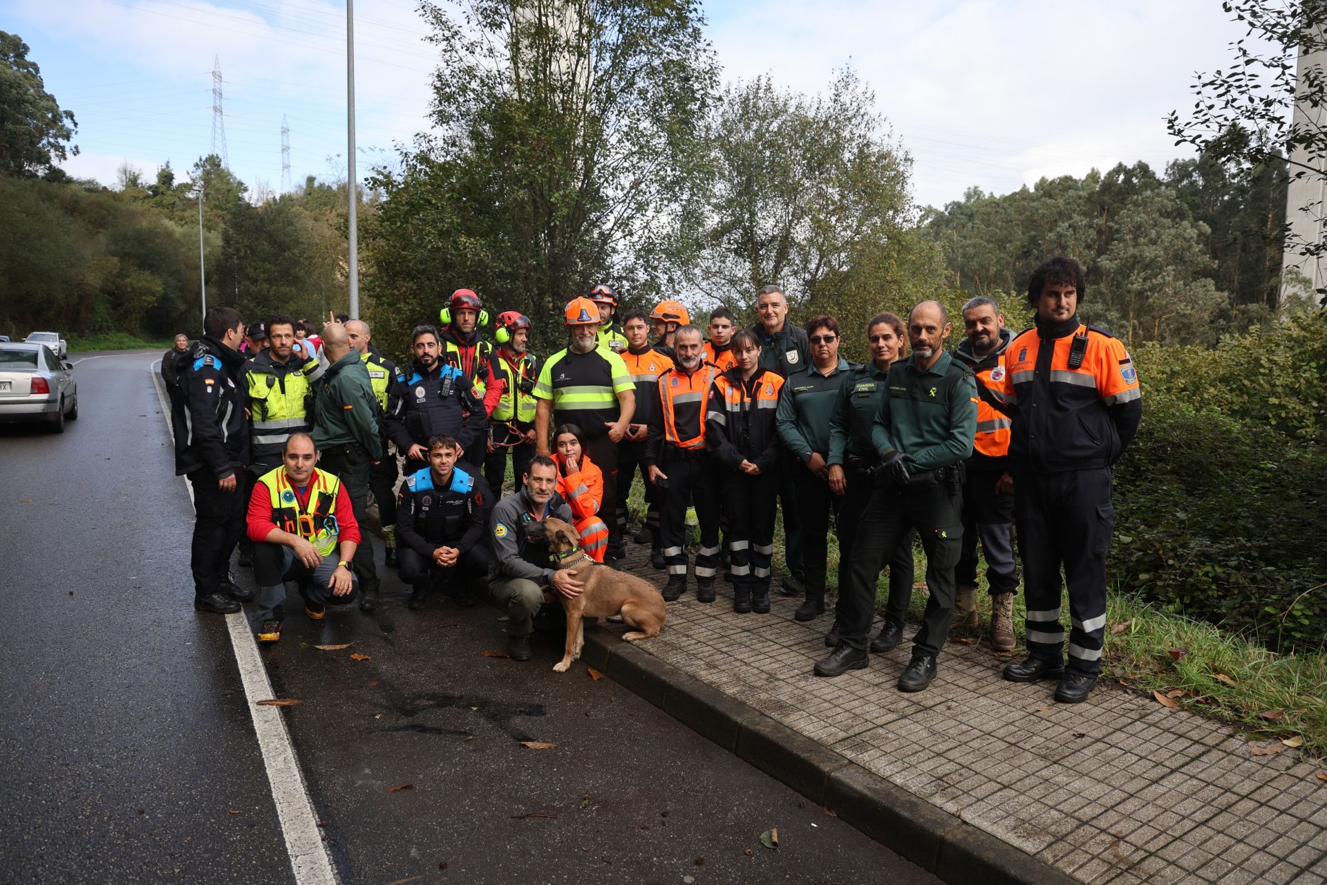 Las imágenes del milagroso rescate al hombre desaparecido en Corvera