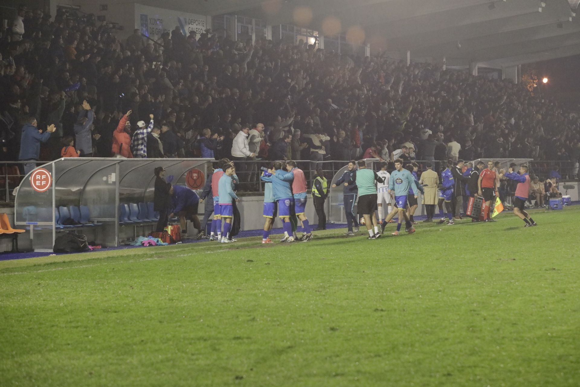 Las mejores imágenes del duelo copero Ourense - Real Oviedo