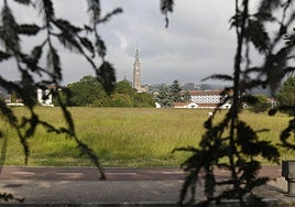 Parcela propiedad de la Universidad de Oviedo adquirida por el Ayuntamiento dentro d ela ampliación del Parque Científico y Tecnológico.