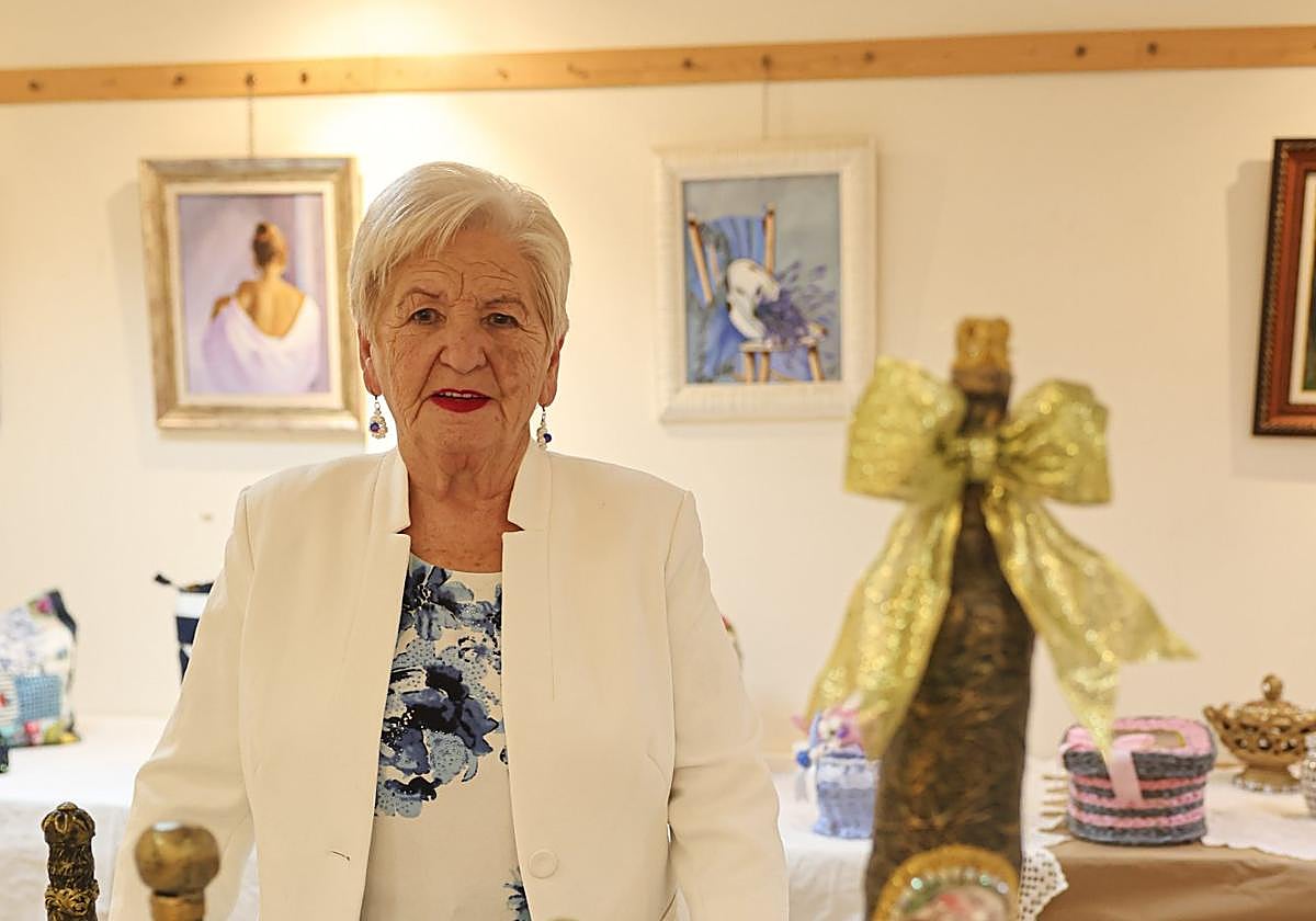 Aida Pantiga en el Centro Sociocultural.