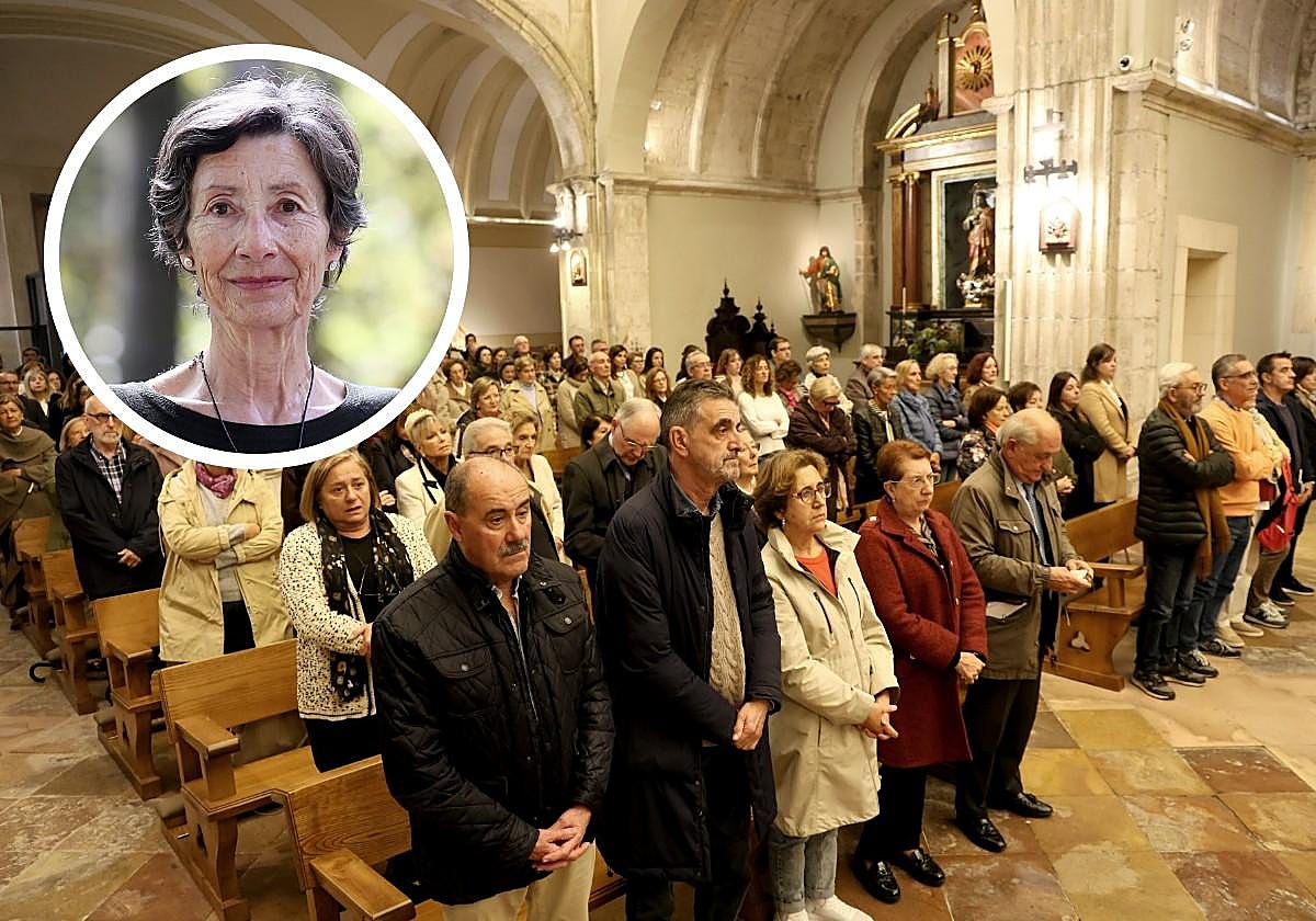 La iglesia de Santa María la Real de la Corte se llenó para despedir a la médico, ex edil y activista social, Mercedes González.