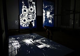 Interior de la exposición.