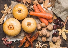 La calabaza y los frutos secos ayudan a mejorar nuestro bienestar emocional.
