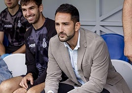 Dani Vidal, antes de un partido esta temporada.