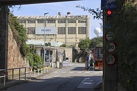 Vista de las instalaciones de Saint-Gobain el pasado julio, aún con el cartel de Sekurit.
