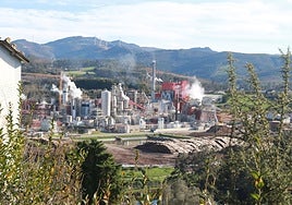 Biofábrica de Ence en Navia.