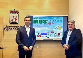 Jorge González-Palacio y Félix Fernández durante la presentación