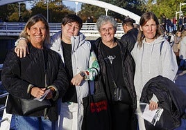 Un grupo de opositoras de Ferrol (Galicia).