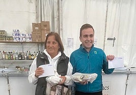 Olvido García, tercera clasificada y el ganador, el allerano Andrés Huerta