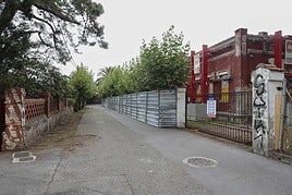 El edificio de las Colonias, en rehabilitación.