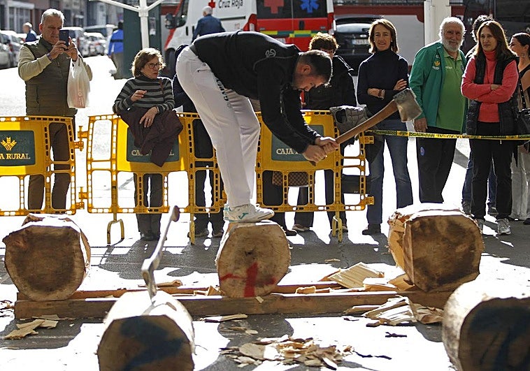 Asturias y el País Vasco, unidos por el deporte rural: así fue la jornada en Mieres