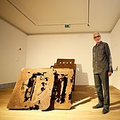 Fernando Alba, en el Museo de Bellas Artes.