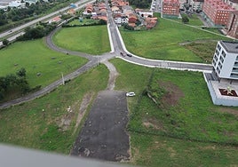Parcela donde está previsto que se construya el Hospital Quirón, en Nuevo Gijón.