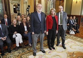 Francois Vaillancourt, Celia Fernández y Javier Suárez Pandiello.