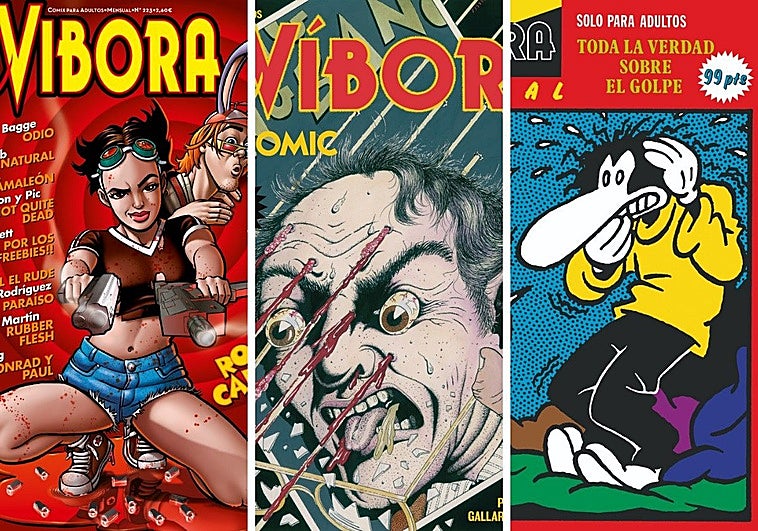 La rebeldía 'underground' de la revista El Víbora renace en la Sala del Cómic de Avilés