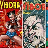 Tras ejemplos de portadas de la revista El Víbora que se podrán ver en la exposición que llega el día 13 a la Sala del Cómic de Avilés.