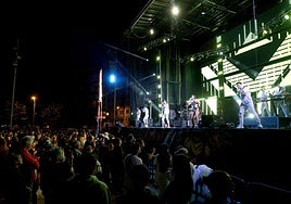 Concierto de Tekila, en la Pista de la Exposición.