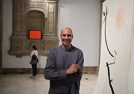 El arista visual y sonoro inauguró ayer su proyecto en el Barjola.