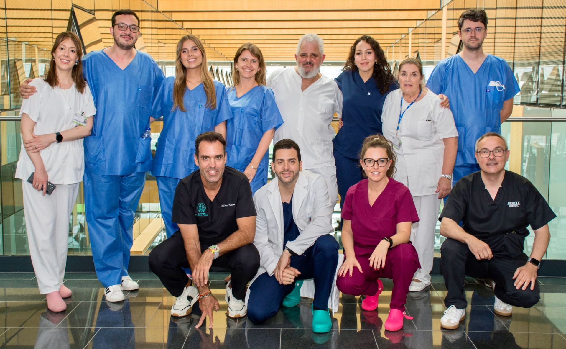 El equipo de Neumología Intervencionista del HUCA.