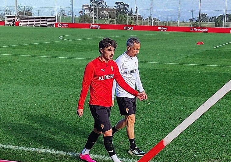 Gaspar se apunta para el partido del Sporting ante el Eibar
