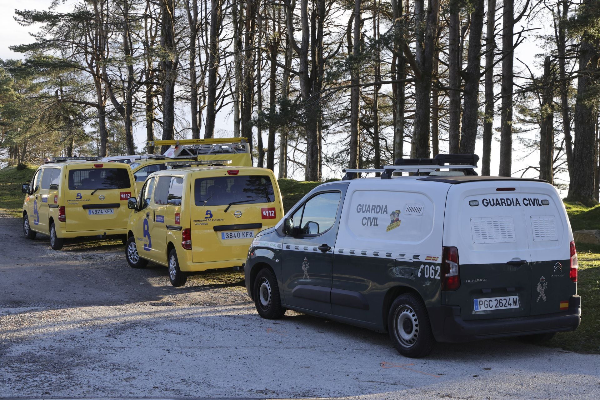 Tomasín, en paradero desconocido: las imágenes de la búsqueda en Tineo