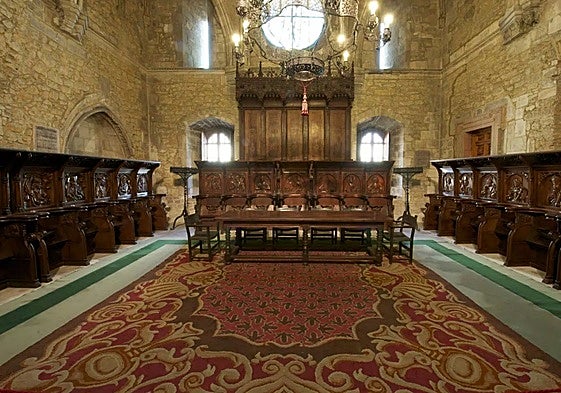 La sala capitular de la Catedral de Oviedo.