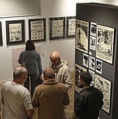 La exposición sobre 'El Víbora', inaugurada ayer, se podrá visitar en la Sala del Cómic hasta el 17 de mayo .