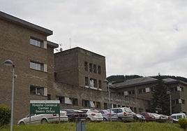 Hospital de Cangas del Narcea, donde fue trasladada la herida.