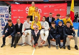Expedición al completo del Club Óscar Fernández, con un oro y un quinto puesto.