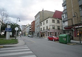 Imagen de la calle Orán, en el barrio gijonés de Pumarín.