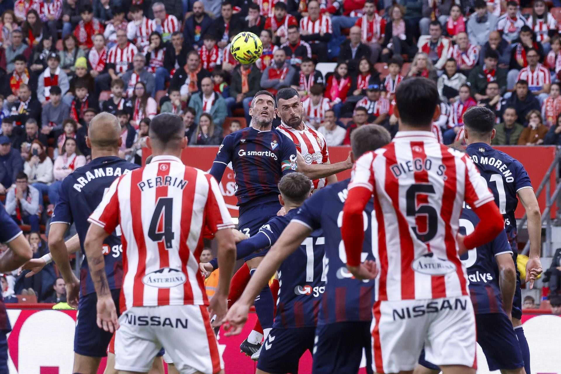 Las mejores jugadas del Sporting de Gijón 1-1 Eibar, en imágenes