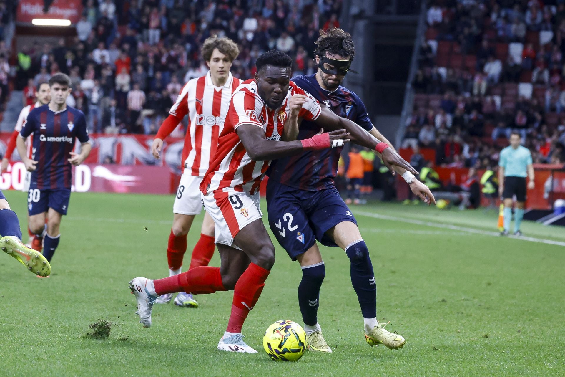 Las mejores jugadas del Sporting de Gijón 1-1 Eibar, en imágenes