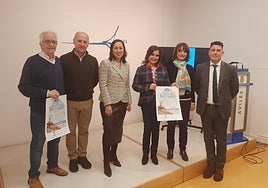 La presentación, ayer, del certamen en el Ayuntamiento.