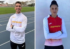 Manu Bea y Lucía Juan.