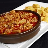 Plato de callos del restaurante La Gitana.