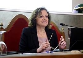 La directora del Museo de la Iglesia, Otilia Requejo.